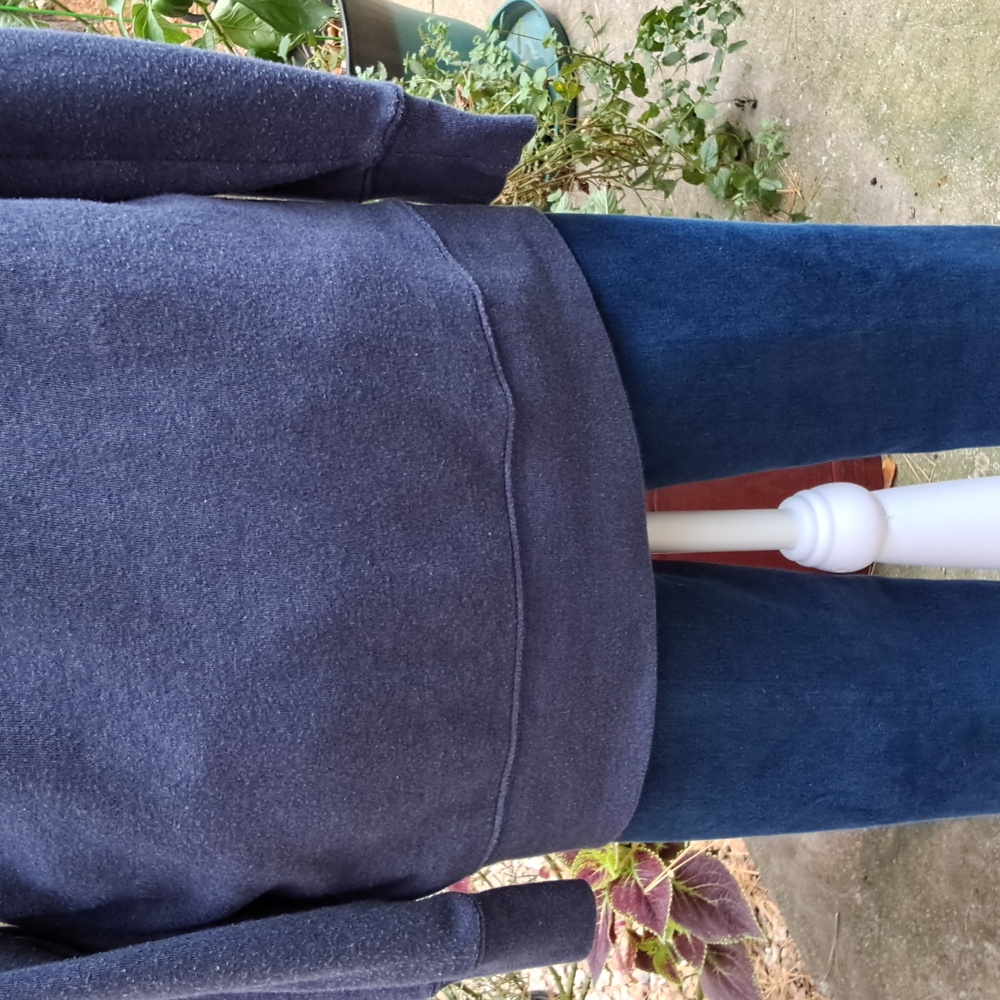J. Crew Vintage Tunic Hoodie Sweatshirt."Bum-concealing length" SUPER SOFT COMFY - Picture 3 of 7